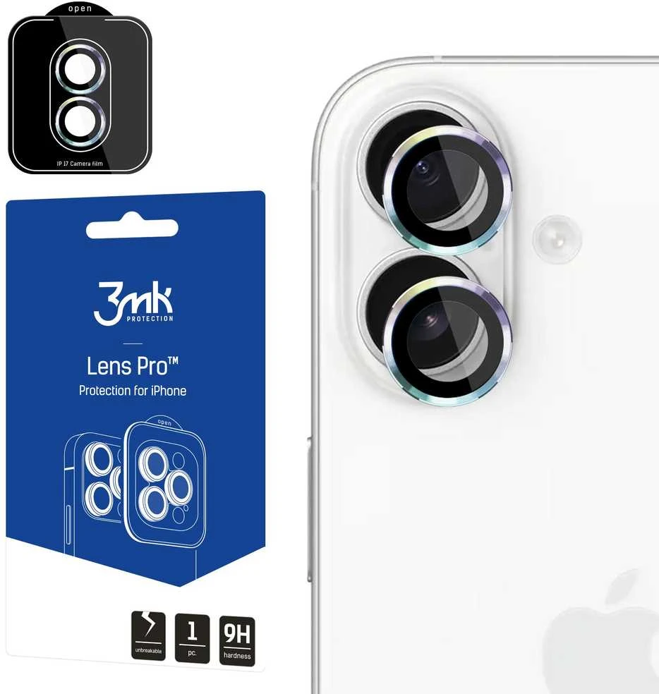 3MK Lens Protection Pro, skirtas iPhone 17, įvairiaspalvis