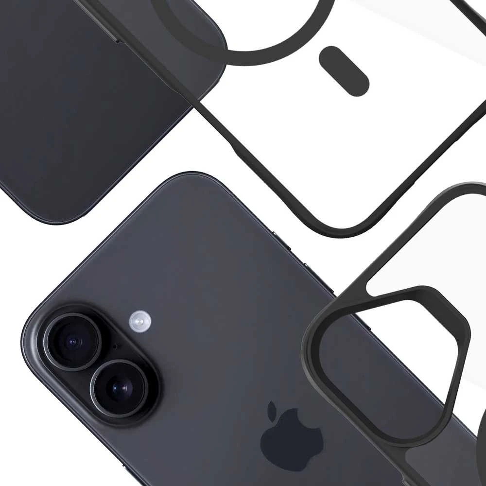 Dėklas 3Mk Apsauginis 3mk Satin Armor MagCase iPhone 17 - Juodas