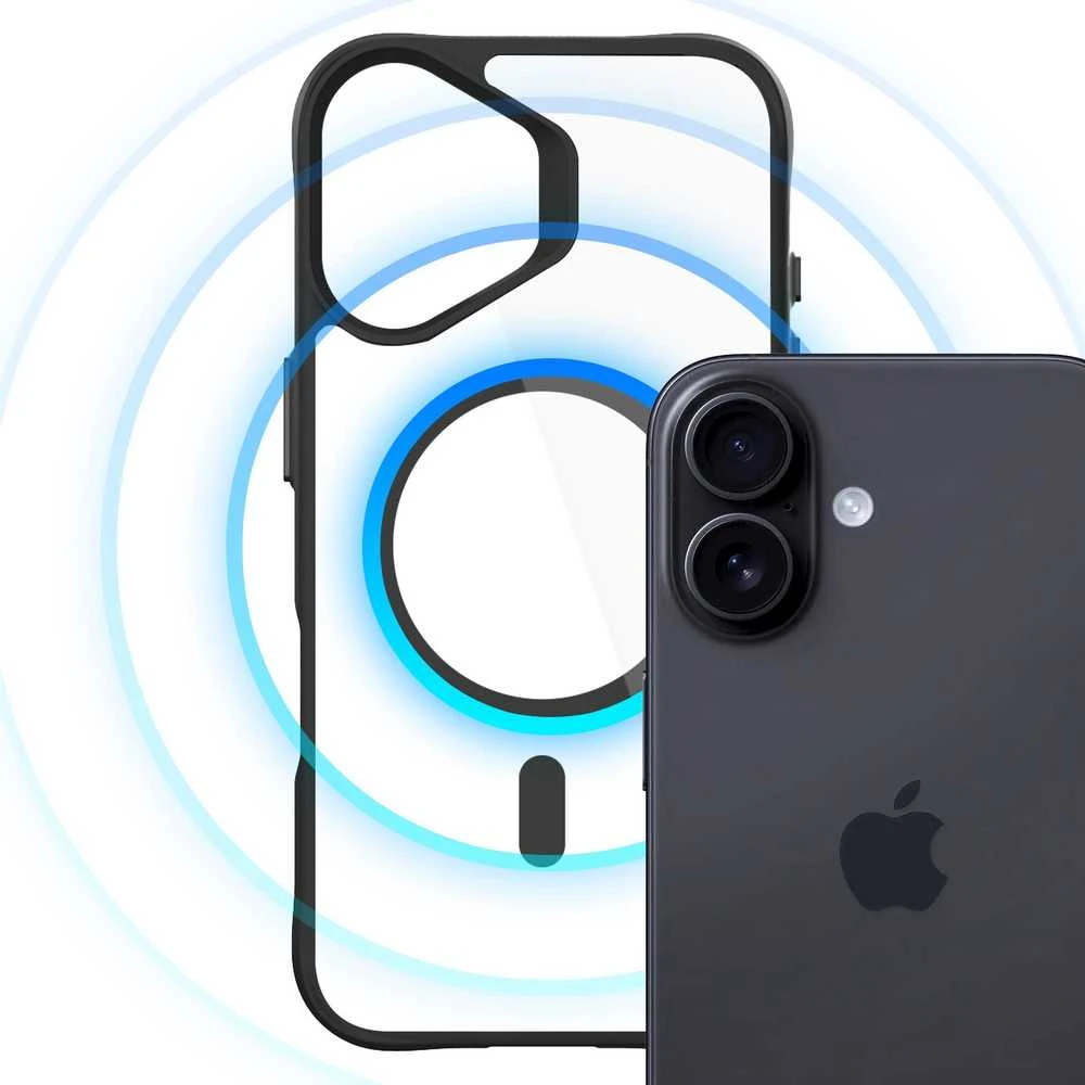 Dėklas 3Mk Apsauginis 3mk Satin Armor MagCase iPhone 17 - Juodas