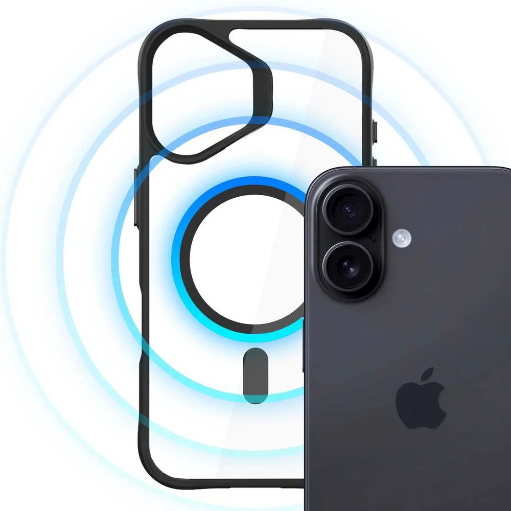 Dėklas 3Mk Apsauginis 3mk Satin Armor MagCase iPhone 17 - Juodas