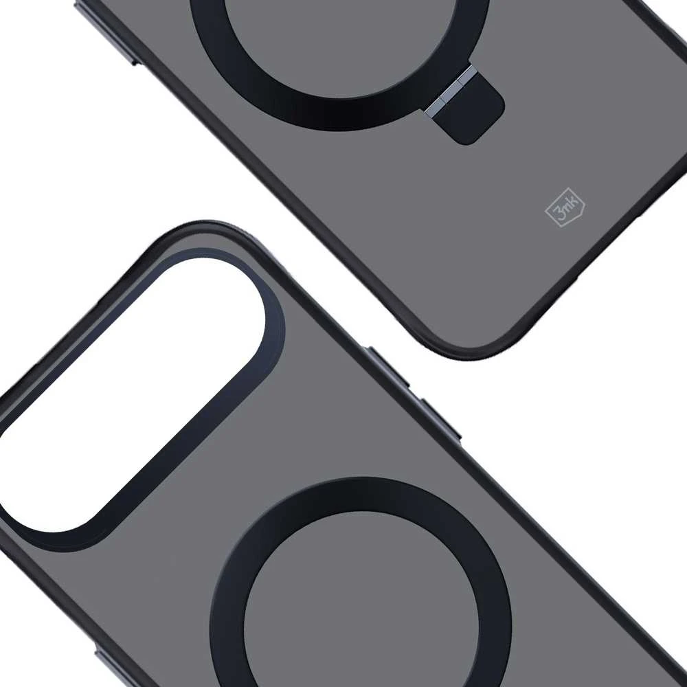 3Mk apsauga 3mk dūminis dėklas su magnetu ir stovu iPhone Air - Juodas