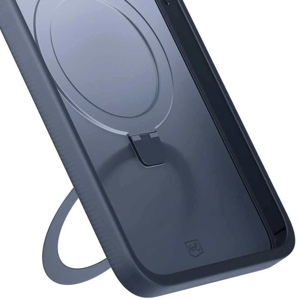 Dėklas 3MK Smoke Dėklas Mag&Stand for Apple iPhone 17 Pro
