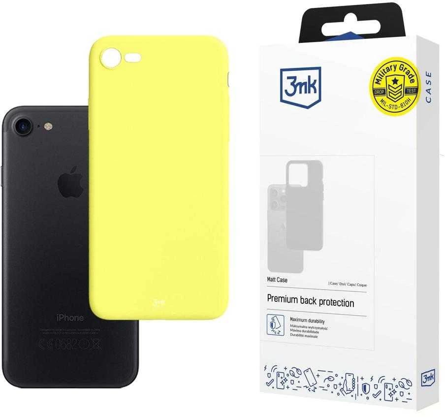 3mk Matt Apple iPhone 7 / 8 / SE 2020 / SE 2022 - dėklas telefonui geltonos spalvos