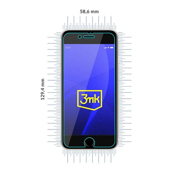 LCD apsauginė plėvelė 3mk Flexible Glass Apple iPhone 7/8/SE 2020/SE 2022