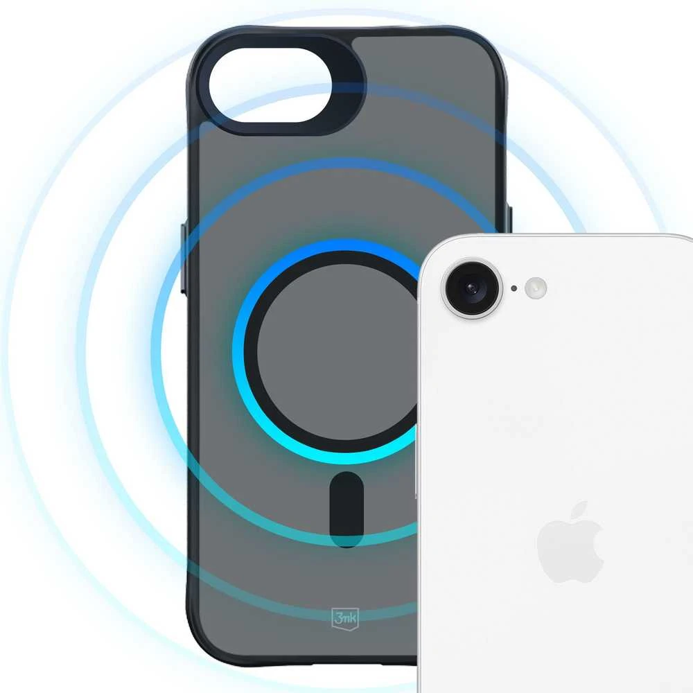 Dėklas Apple iPhone 16E – 3mk Smoke MagCase