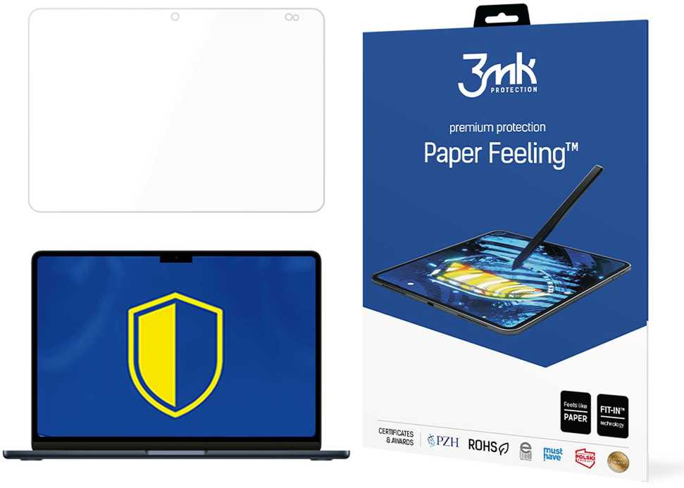 Apple MacBook Air 13,6" 2022 M2 - iki 15" 3mk Paper Feeling