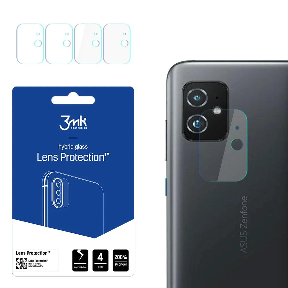 3mk Lens Protection™ hibridinis fotoaparato stiklas Asus Zenfone 8