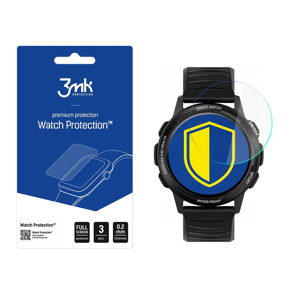 3Mk apsaugos „Bemi Tracker“ – 3mk laikrodžių apsauga su „FlexibleGlass“