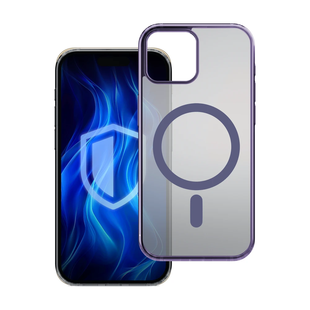 Dėklas 3mk Frosty MagCase Violetinė Case for Apple iPhone 12 Pro Max - violetinė