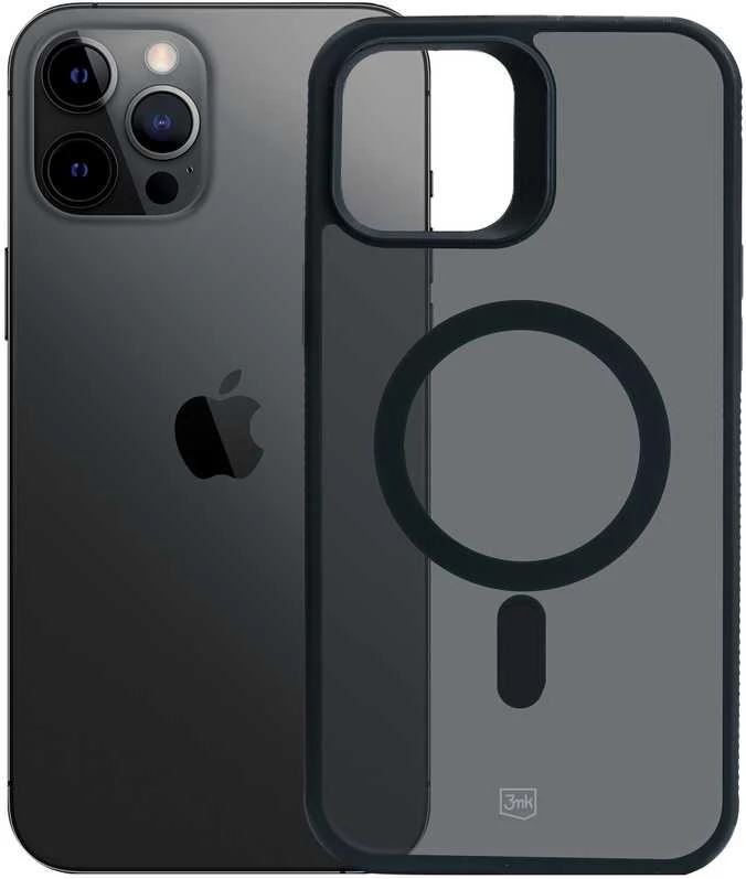 Dėklas 3MK Smoke Mag Apple iPhone 12 Pro Max 6,7"