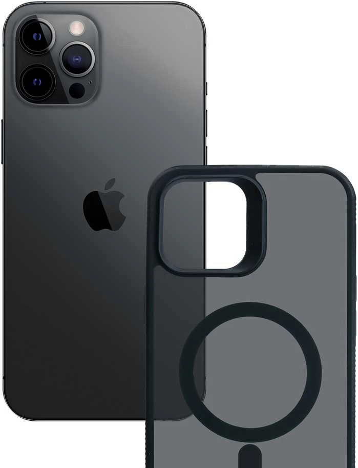 Dėklas 3MK Smoke Mag Apple iPhone 12 Pro Max 6,7"