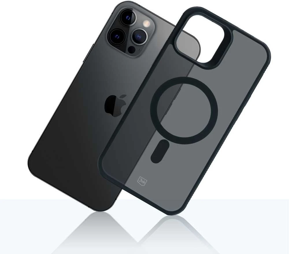 Dėklas 3MK Smoke Mag Apple iPhone 12 Pro Max 6,7"