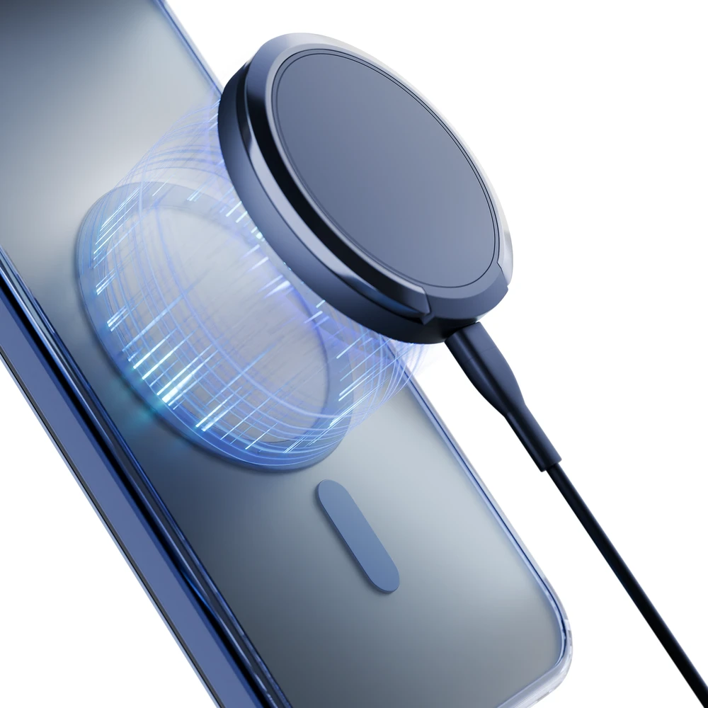 Dėklas Mėlynas Apple iPhone 13 Pro - 3mk Frosty MagCase Mėlyna