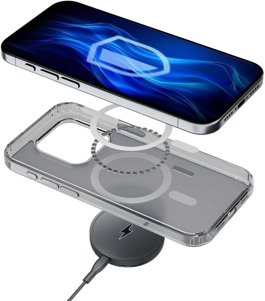 Dėklas Apple iPhone 14 - 3mk Frosty MagCase Baltas