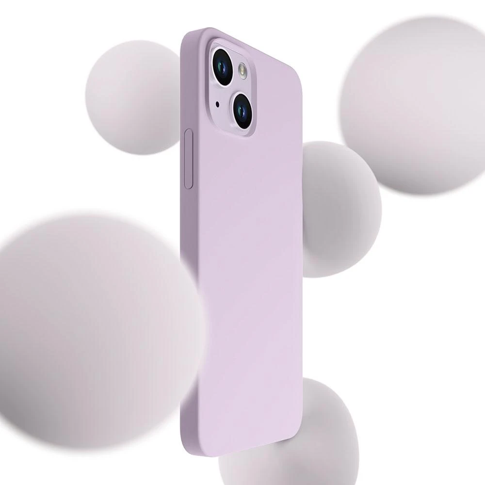 3MK Hardy dėklas iPhone 14 Plus / 15 Plus 6.7" violetinis / šviesiai violetinis MagSafe