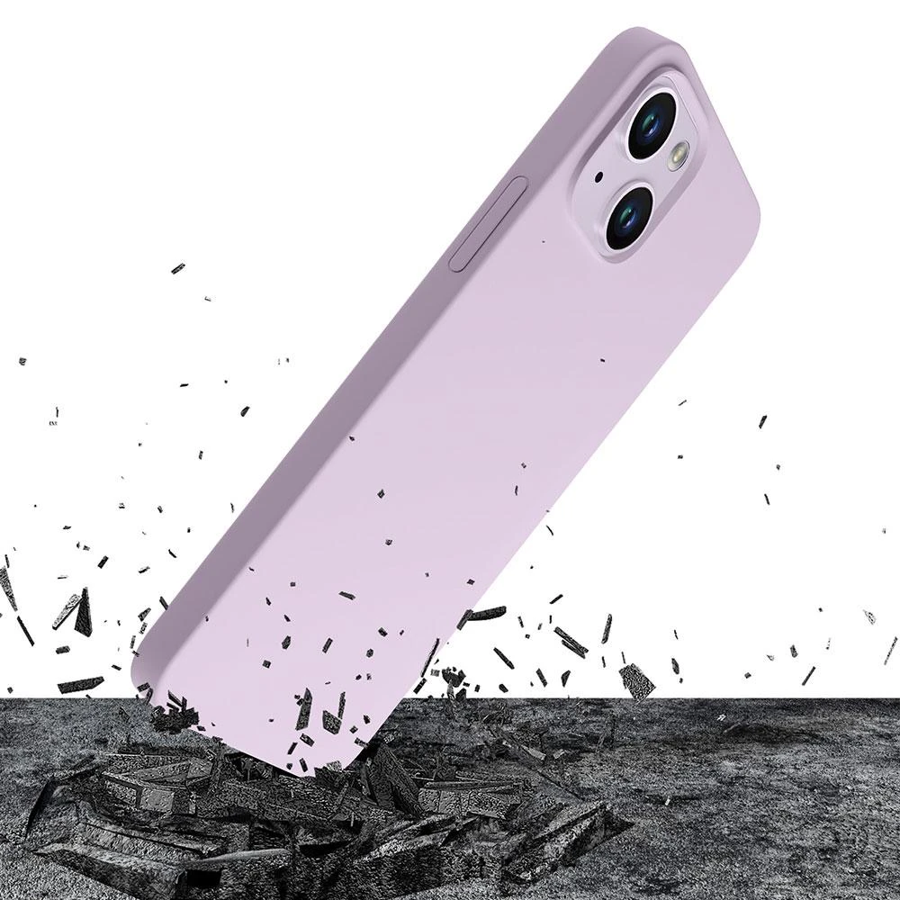 3MK Hardy dėklas iPhone 14 Plus / 15 Plus 6.7" violetinis / šviesiai violetinis MagSafe