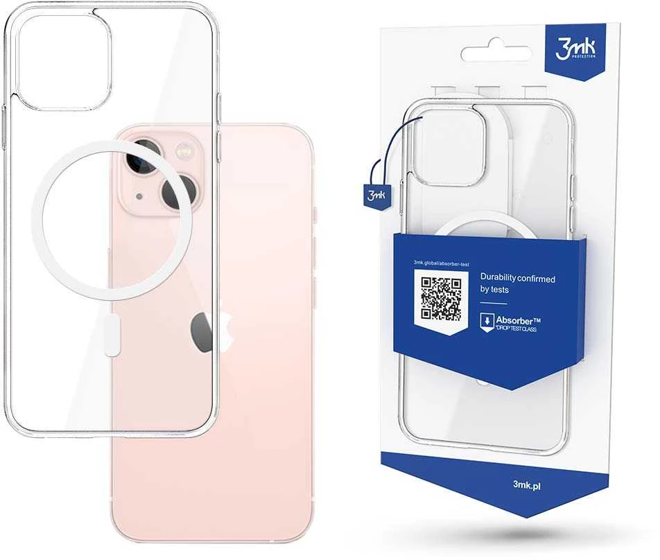 3MK MagDėklas Apple iPhone 14 Plus / 15 Plus 6.7″ skaidrus