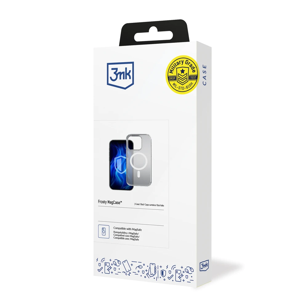 3mk Frosty MagCase Baltas dėklas Apple iPhone 14 Pro Max - baltas