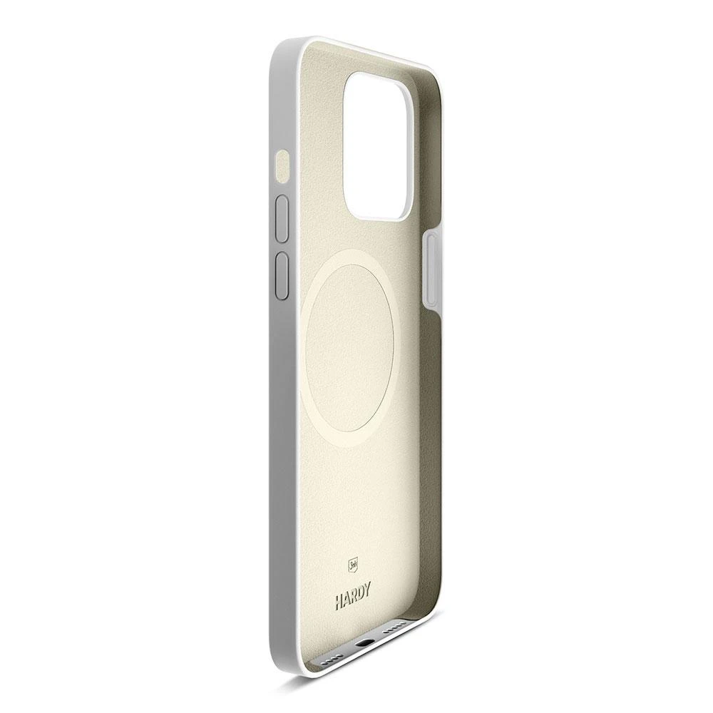 Dėklas 3Mk Protection 3mk Hardy silikoninis „MagCase“, skirtas „iPhone 14 Pro Max“ – baltas