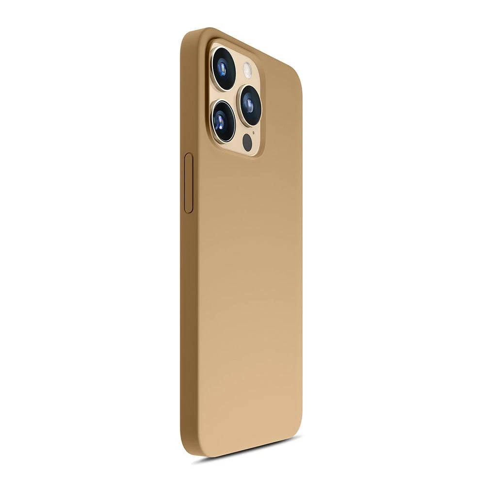 Dėklas Apple iPhone 14 Pro Max – 3mk Hardy Silicone MagCase Gold
