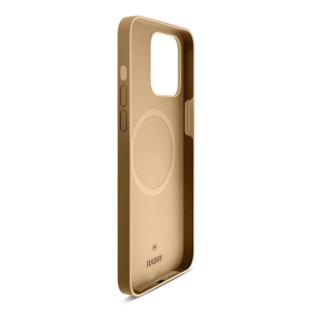 Dėklas Apple iPhone 14 Pro Max – 3mk Hardy Silicone MagCase Gold