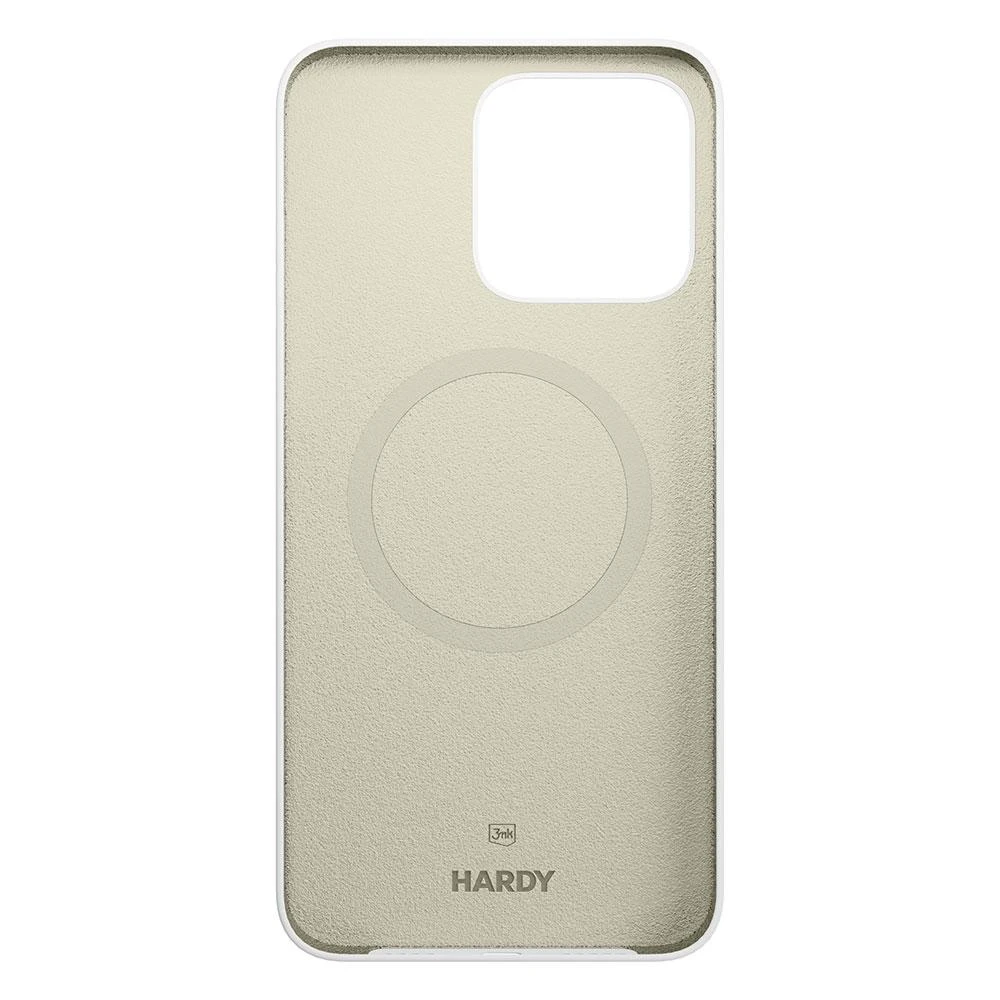 Dėklas 3Mk Protection 3mk Hardy silikoninis „MagCase“, skirtas „iPhone 14 Pro Max“ – baltas
