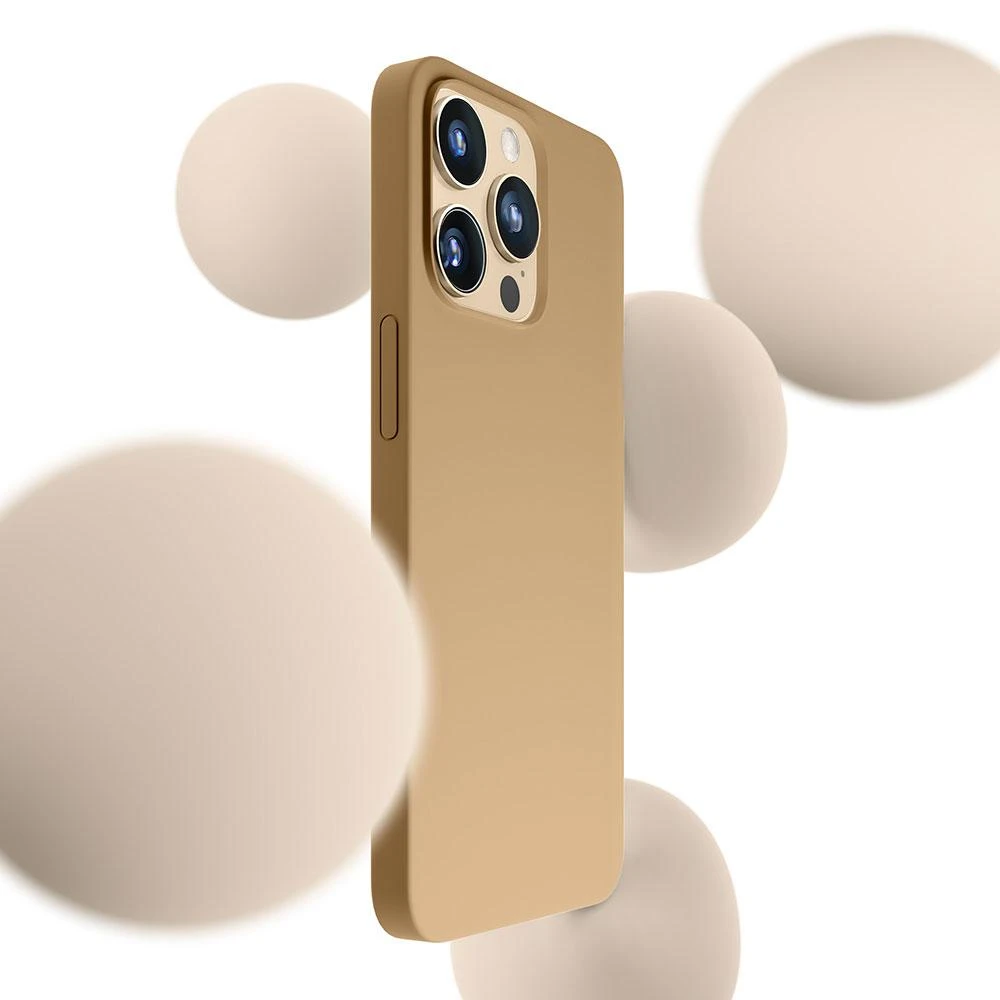 Dėklas Apple iPhone 14 Pro Max – 3mk Hardy Silicone MagCase Gold