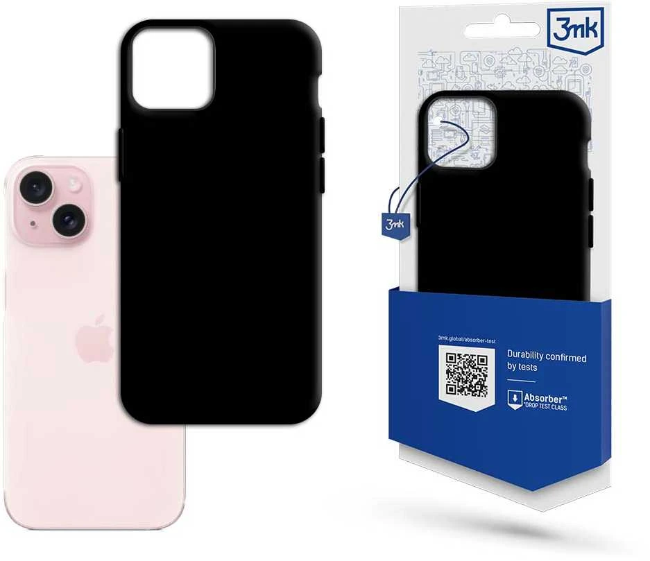 Dėklas 3mk Matt Case Apple iPhone 15 juodas