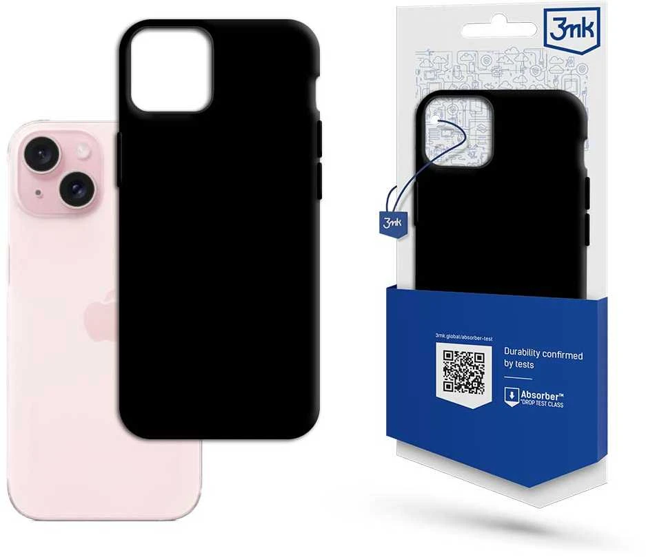 Dėklas 3mk Matt Case Apple iPhone 15 Plus juodas