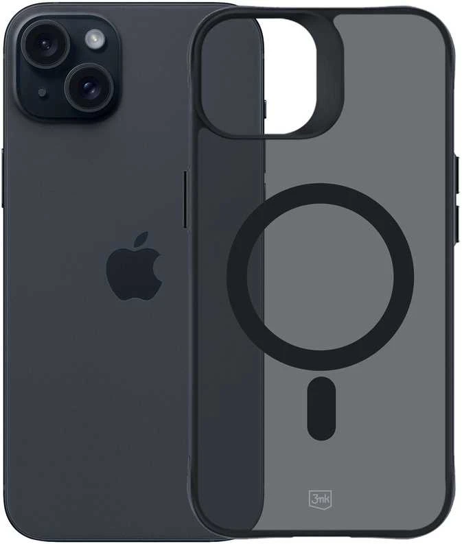3MK dūmų spalvos MagDėklas Apple iPhone 15 Plus 6.7″