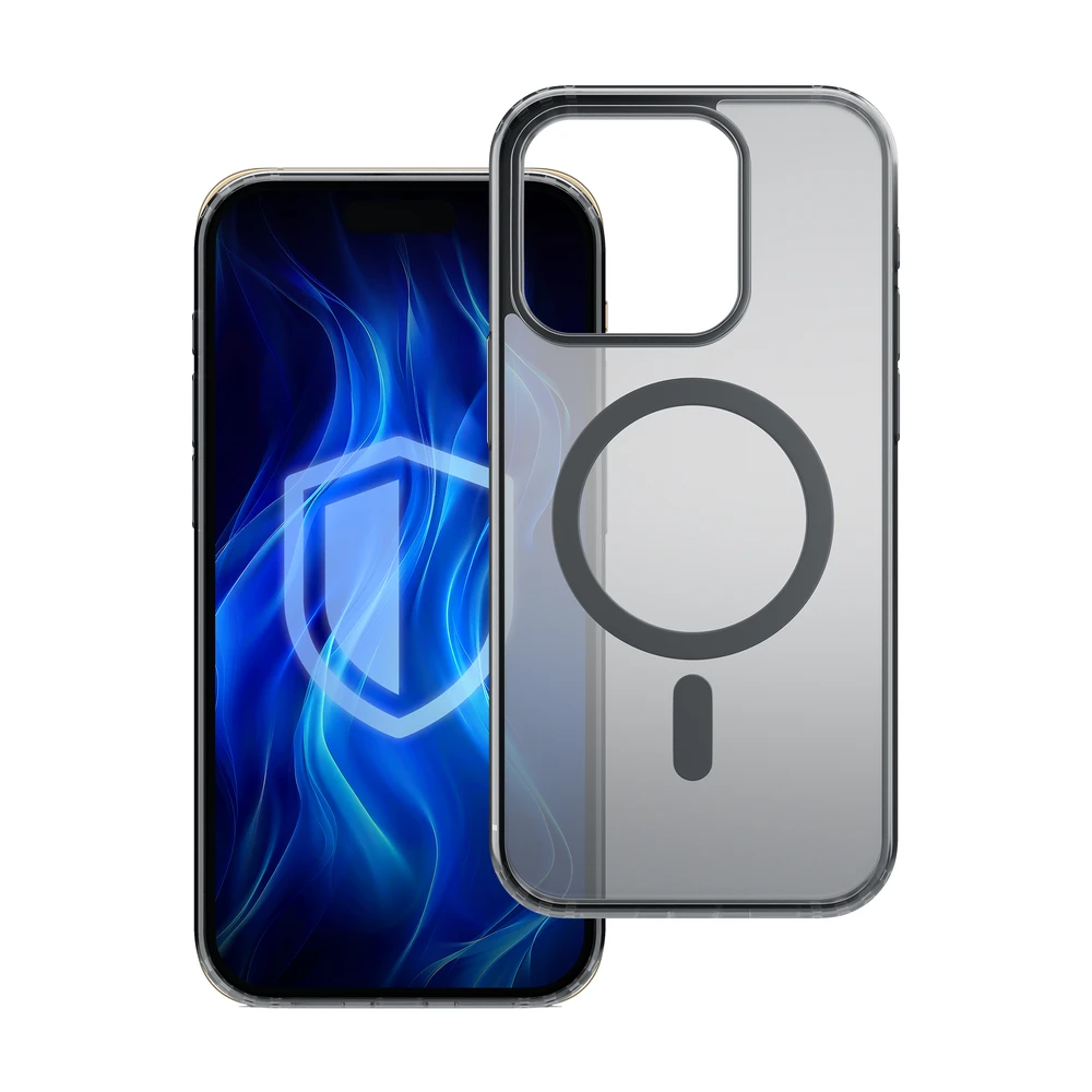 3MK Frosty Mag Apple iPhone 15 Pro dėklas telefonui juodos spalvos