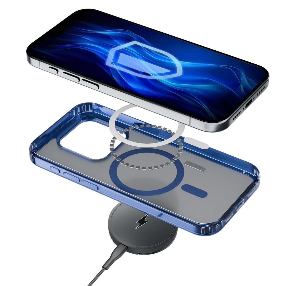 3mk Frosty MagCase Mėlyna Apple iPhone 15 Pro - dėklas telefonui mėlynos spalvos