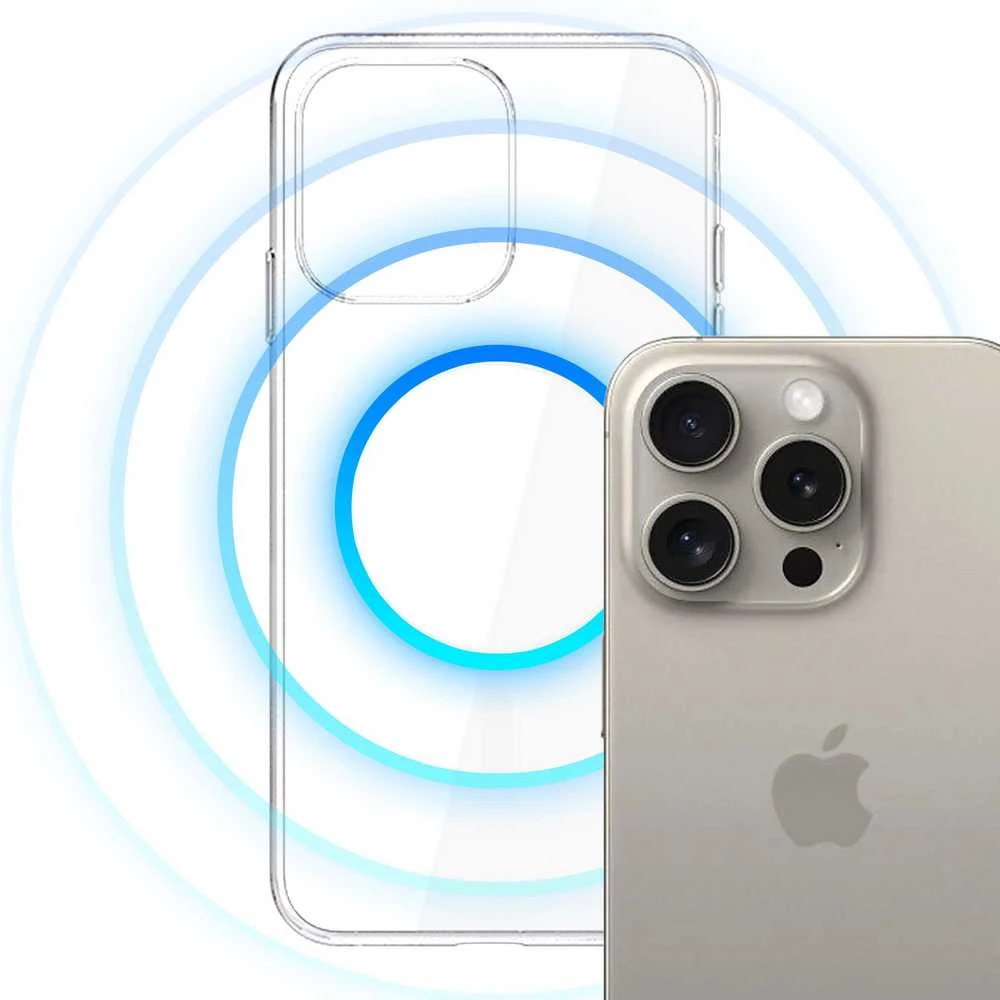 Dėklas 3MK Clear MagCase Apple iPhone 15 Pro Max