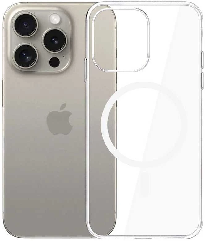 Dėklas 3MK Clear MagCase Apple iPhone 15 Pro Max
