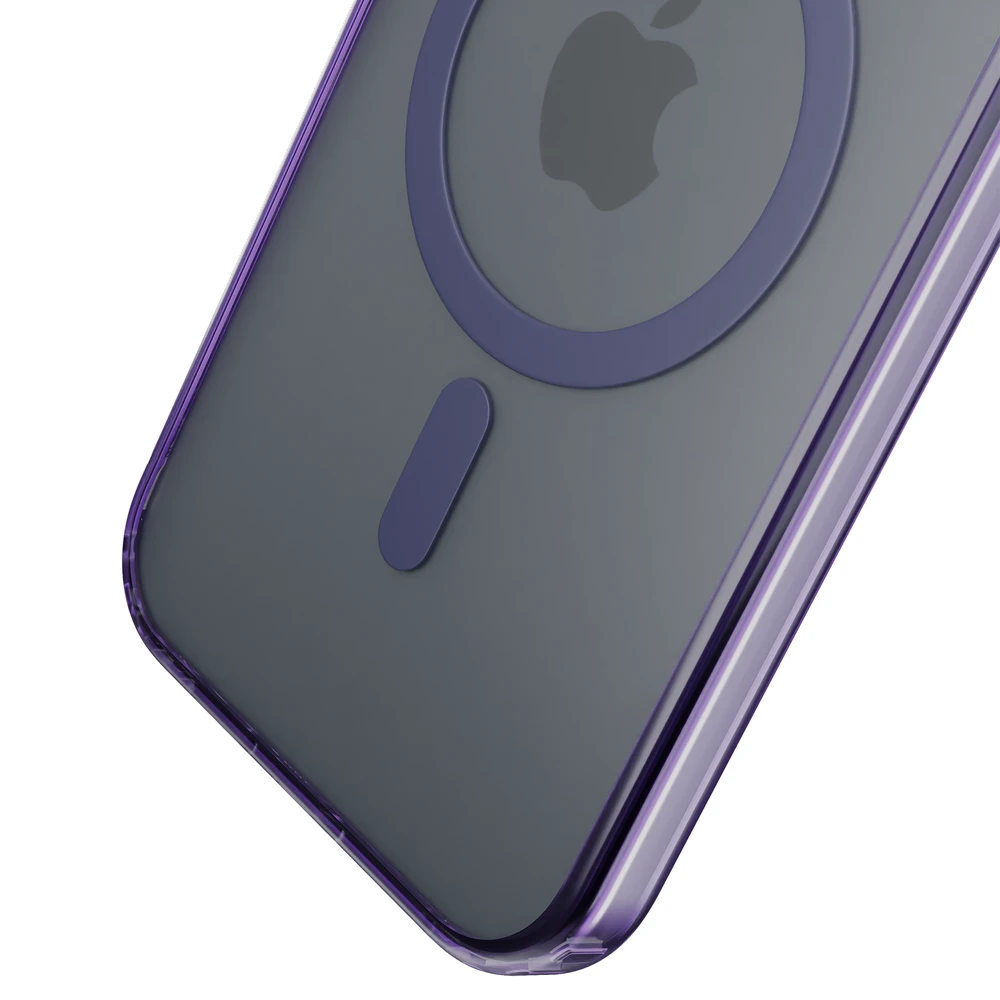 Dėklas 3mk Frosty MagCase Violetinė Apple iPhone 15 Pro Max - dėkals telefonui violetinės spalvos