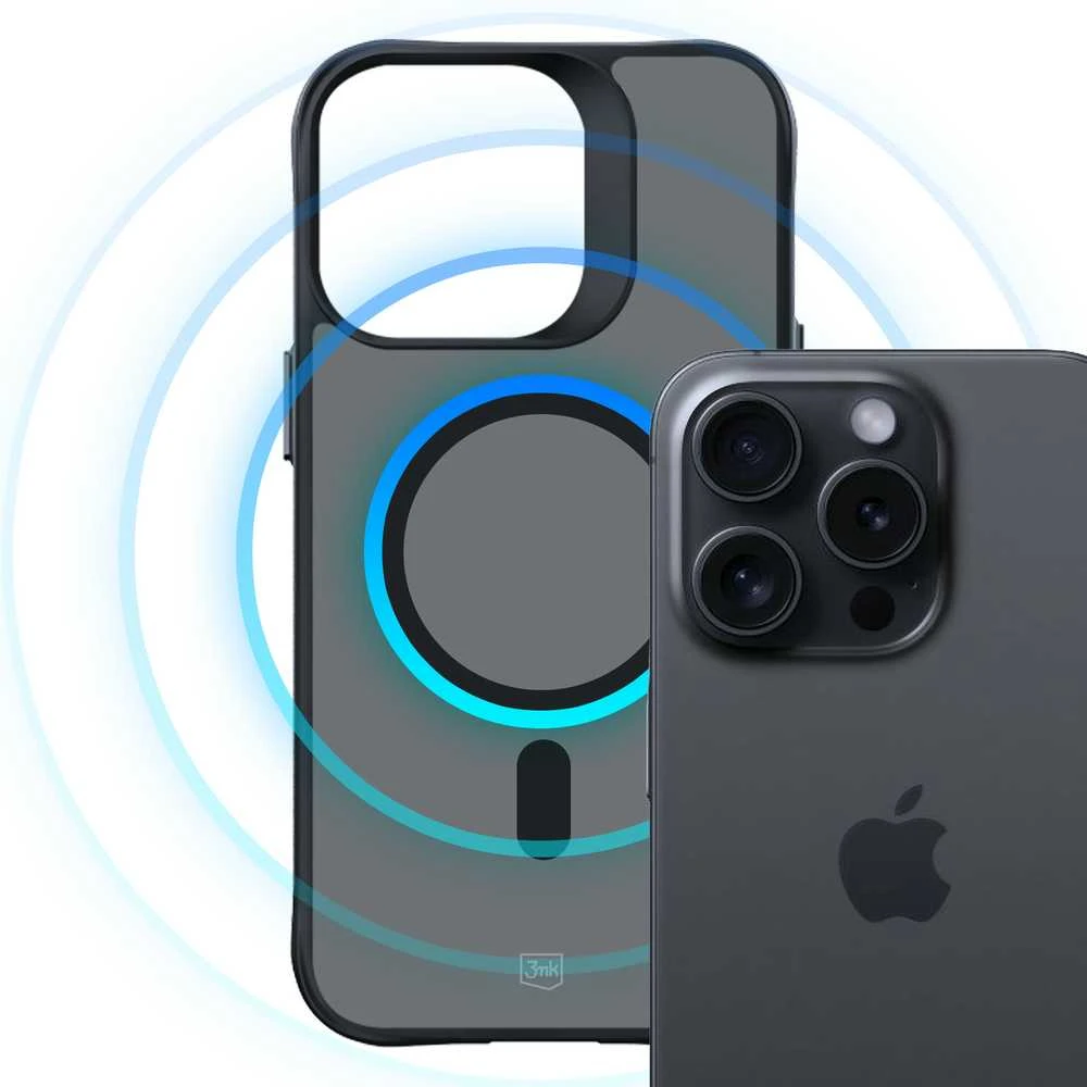 3MK Smoke MagDėklas Apple iPhone 15 Pro Max 6.7&8243;