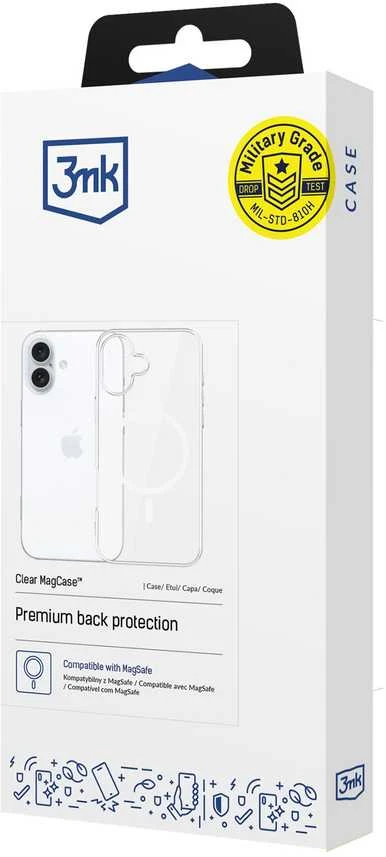 Dėklas 3mk Clear MagCase Apple iPhone 16
