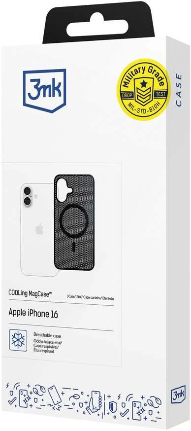 Dėklas 3MK COOLing Mag Apple iPhone 16