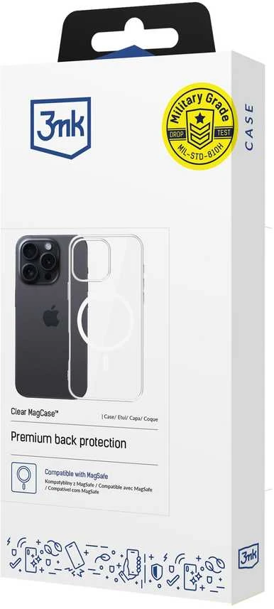 Dėklas 3mk Clear MagCase Apple iPhone 16 Pro