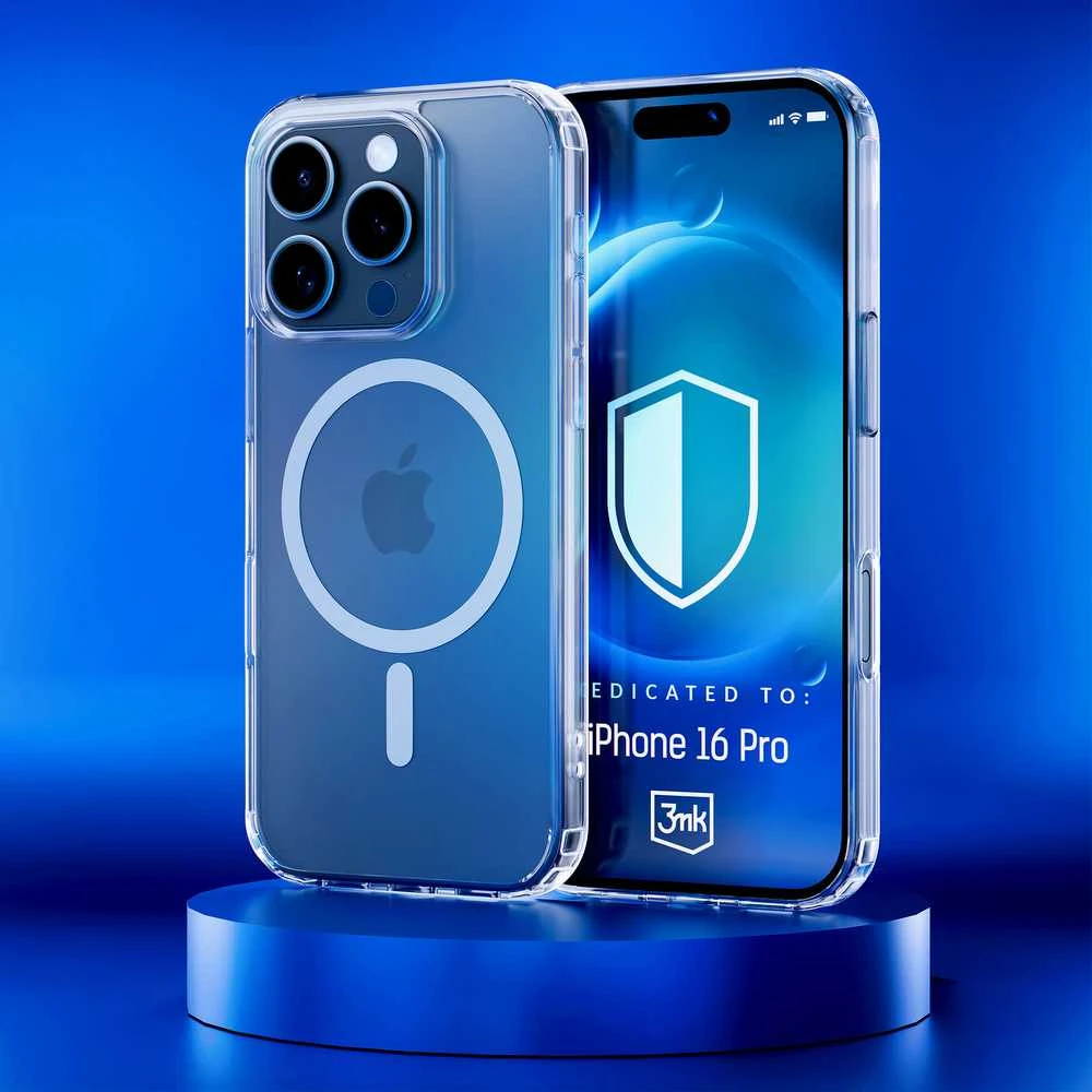 3mk MagCase with MagSafe Apple iPhone 16 Pro - dėklas telefonui skaidrus