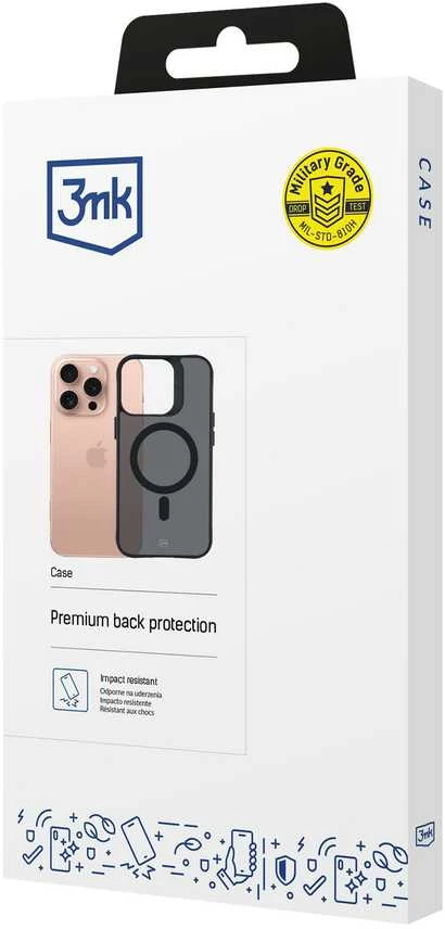 3mk Smoke MagCase dėklas su MagSafe Apple iPhone 16 Pro