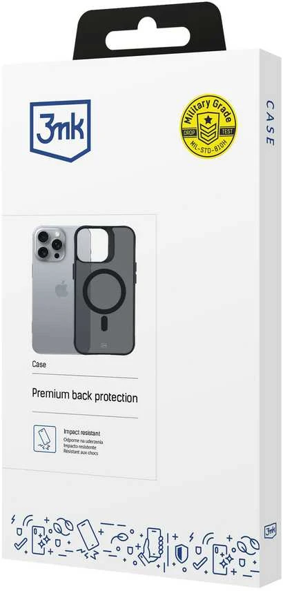3MK Smoke MagDėklas Apple iPhone 16 Pro Max
