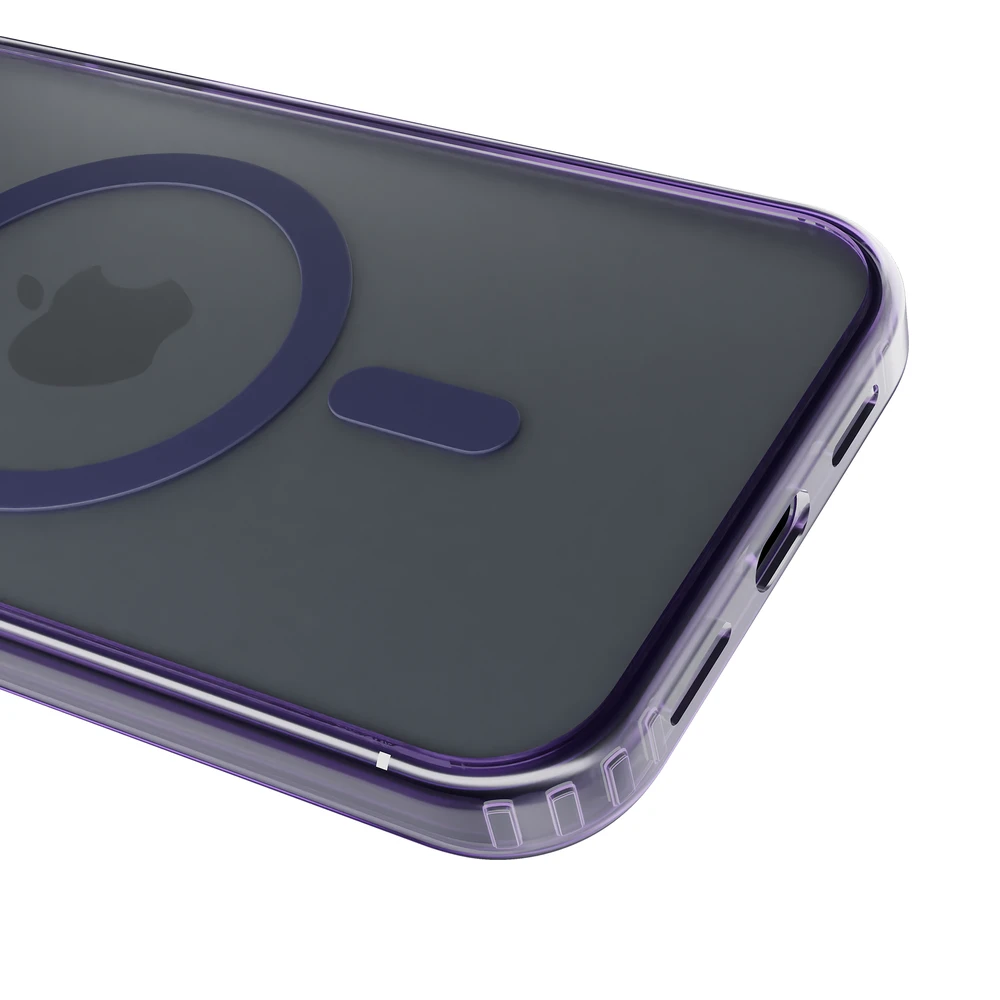 Dėklas 3mk Frosty MagCase Apple iPhone 16E - Violetinė