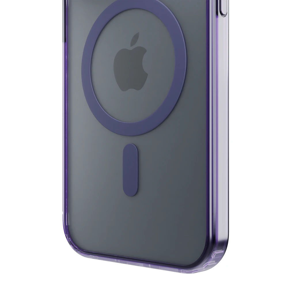 Dėklas 3mk Frosty MagCase Apple iPhone 16E - Violetinė