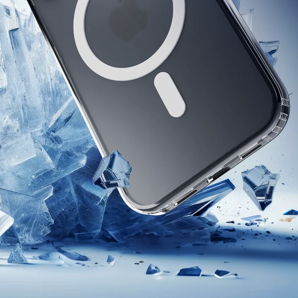 Dėklas 3mk Frosty MagCase, skirtas Apple iPhone 16E - baltas