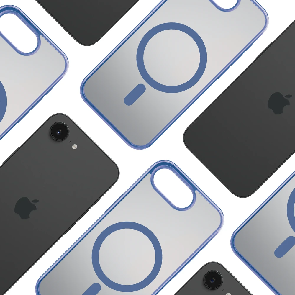 Dėklas Mėlynas Apple iPhone 16E - 3mk Frosty MagCase mėlynas