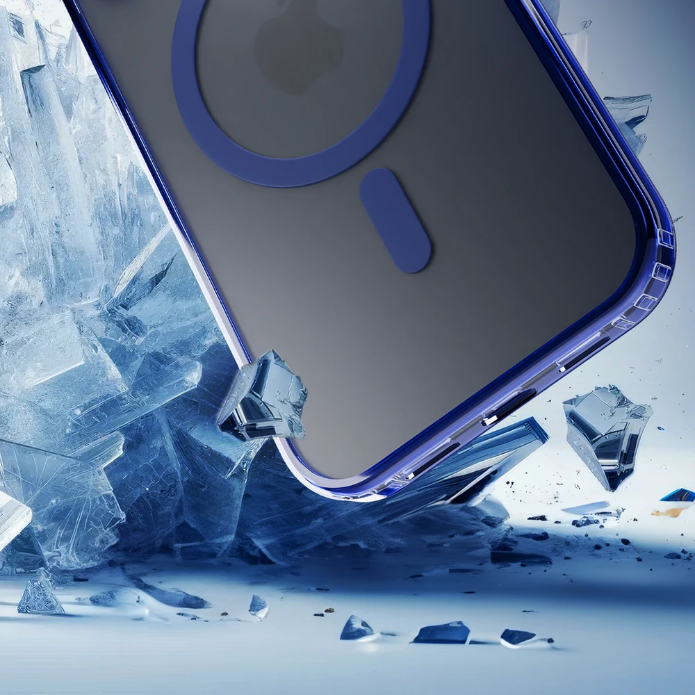 Dėklas Mėlynas Apple iPhone 16E - 3mk Frosty MagCase mėlynas