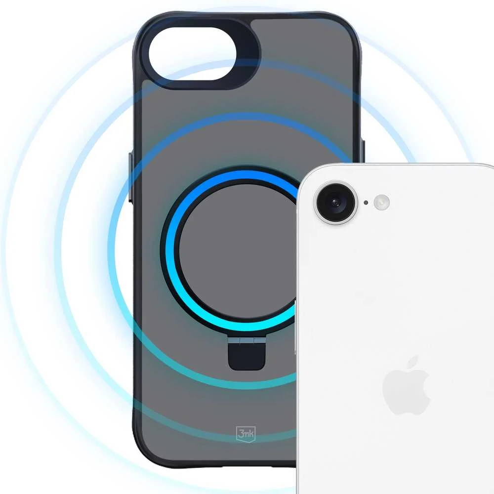 Dėklas 3mk Smoke Case Mag&Stand pro Apple iPhone 16E