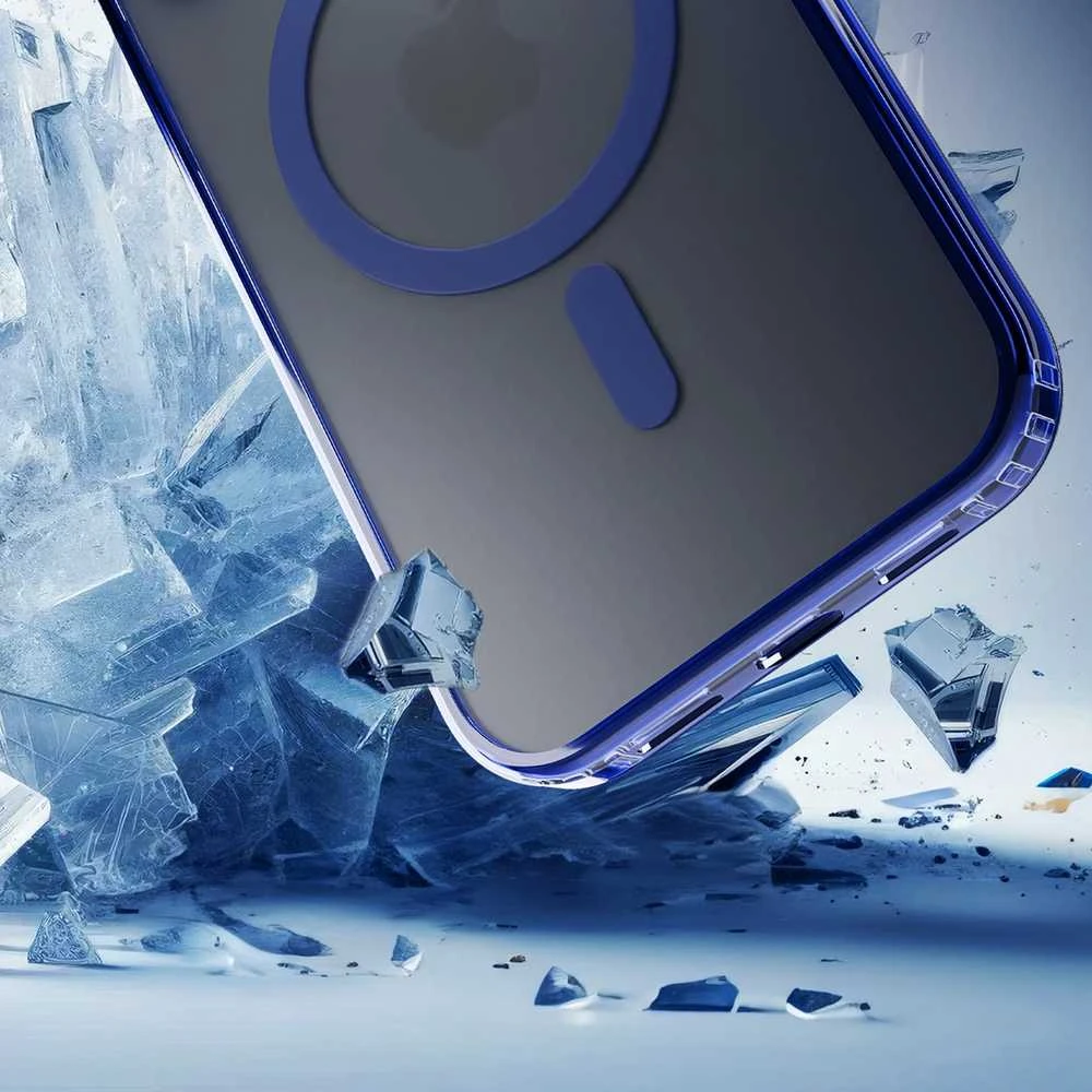 Dėklas 3MK Frosty MagDėklas iPhone 17 Pro mėlynas