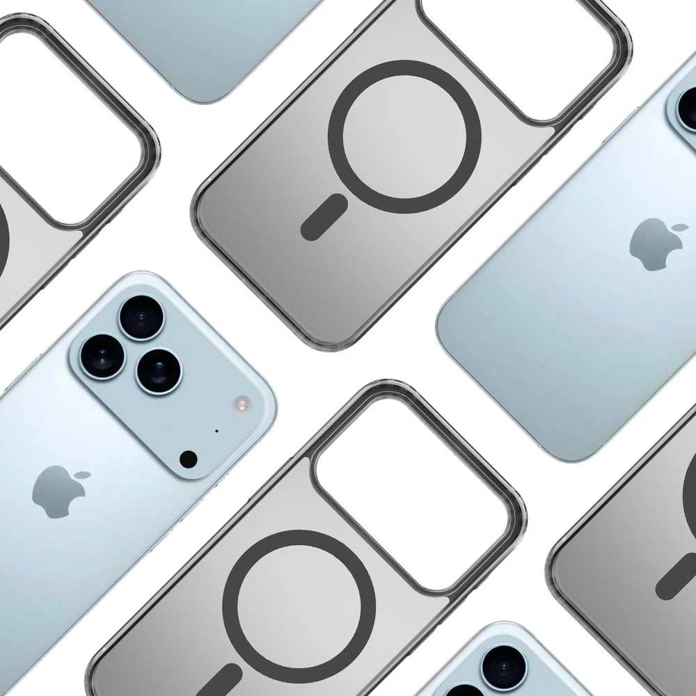 Dėklas 3mk Frosty MagCase Apple iPhone 17 Pro Max juodas